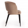 Кресло WIND (mod. 717)ткань/металл, 55х55х80 см, высота до сиденья 48 см, бежевый barkhat 5/черный