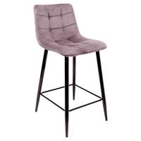 Стул барный Mia, пыльная роза, велюр Стул барный Mia, пыльная роза, велюр