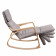 Кресло-качалка Smart, серый, ткань