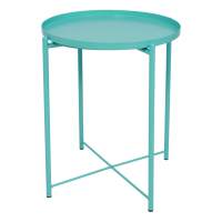 Стол журнальный TRICK, зеленый, d 420*520