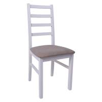 Стул NILO 8, бежевая ткань 3B/белый Стул NILO 8, бежевая ткань 3B/белый