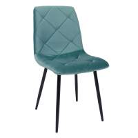 Стул GILL, бутылочный велюр/черный Стул GILL, бутылочный велюр/черный