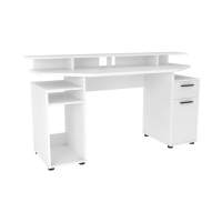 Стол компьютерный Интерлиния СК-12, белый, лдсп Стол компьютерный Интерлиния СК-12, белый, лдсп