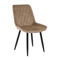 Стул Nika, бежевый, велюр Стул Nika, бежевый, велюр