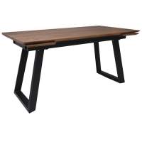 Стол раздвижной Сангай, 160(220)*80, дуб мореный, массив