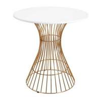 Стол журнальный Valse, белый, мдф в гостиную