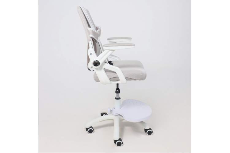 Кресло поворотное MOON, ткань, cерый-12