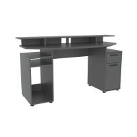 Стол компьютерный Интерлиния СК-12, антрацит, лдсп Стол компьютерный Интерлиния СК-12, антрацит, лдсп