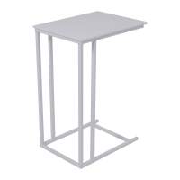 Стол журнальный ПРЕСТИЖ, МДФ белый/белый, 400*300*585