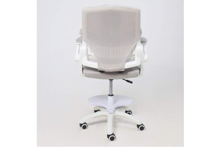 Кресло поворотное MOON, ткань, cерый-13