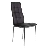 Стул кухонный Стул Sky, черный, экокожа