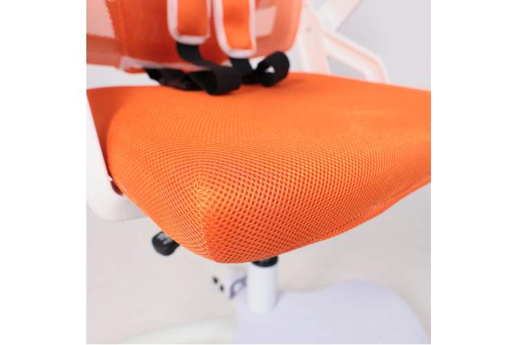 Кресло поворотное MOON, ткань, (оранжевый)-15