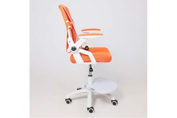 Кресло поворотное MOON, ткань, (оранжевый)-13