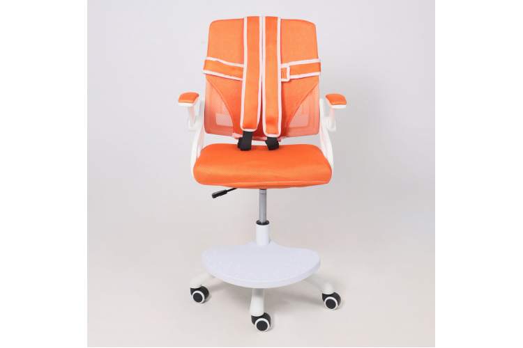 Кресло поворотное MOON, ткань, (оранжевый)-11