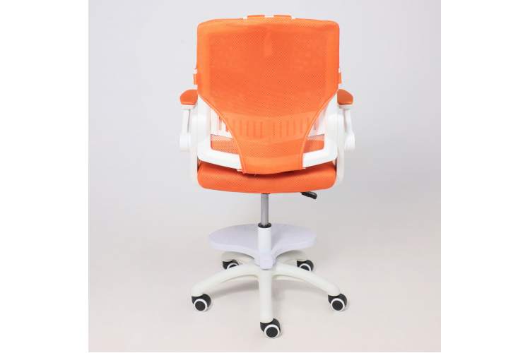 Кресло поворотное MOON, ткань, (оранжевый)-14