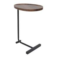 Стол журнальный BAT, дуб мореный/черный, 450*300*600 в гостиную