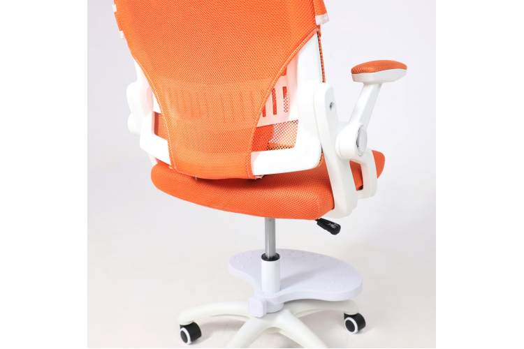 Кресло поворотное MOON, ткань, (оранжевый)-18