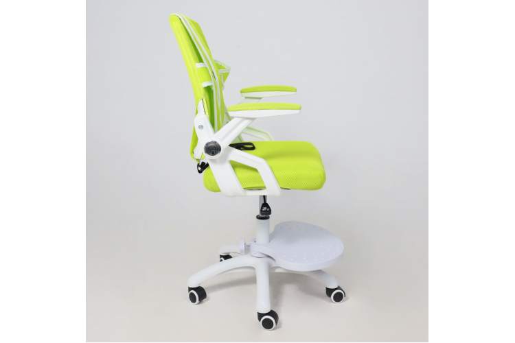 Кресло поворотное MOON, ткань, (салатовый)-13