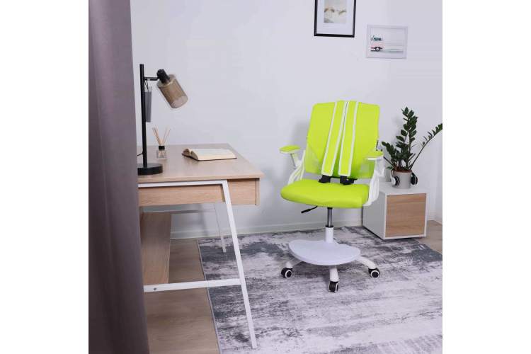 Кресло поворотное MOON, ткань, (салатовый)-10