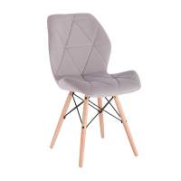 Стул Rio, светло-серый, велюр Стул Rio, светло-серый, велюр