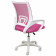 Кресло поворотное Ricci, розовый, ткань