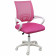 Кресло поворотное Ricci, розовый, ткань