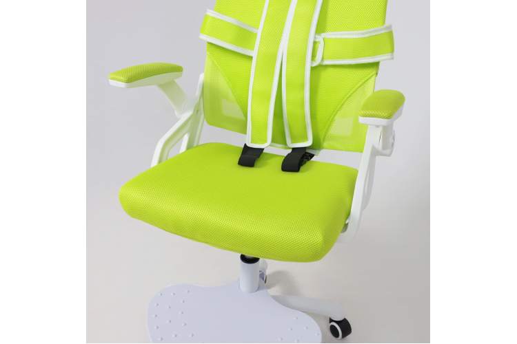 Кресло поворотное MOON, ткань, (салатовый)-16