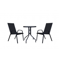 Набор мебели Сан-Ремо мини арт.SC-092KD, WR1208 черный,  Garden story 