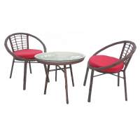 Набор мебели Амальфи арт.SR003 коричневый, красный  Garden story 