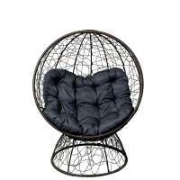 Кресло на подставке Николетта арт.CN450-MT коричневый , синий  Garden story 