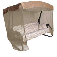 Качели садовые 3-х местные Турин меб.ткань арт.с1555