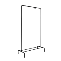 Вешалка гардеробная Радуга 1 арт.ВНП 298 Ч (черный)