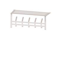 Вешалка Торонто 21 с полкой арт.ВСПТ21 Б 1 уп. (Белый)