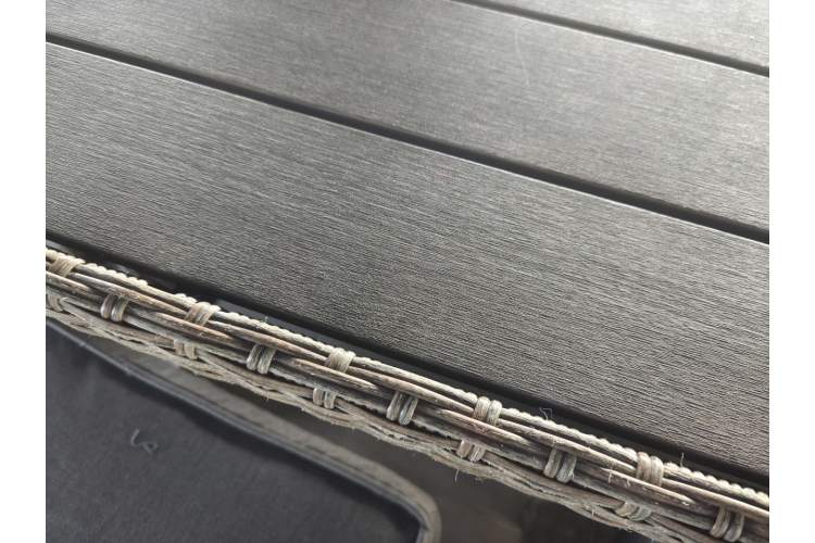 Набор мебели Морис  арт.SFS020 серый, темно-серый 2 уп.(ротанг серый, подушки серые) 