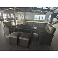 Набор мебели Версаль ПРЕМИУМ-2 2 уп. (ротанг коричневый, подушки бежевые)