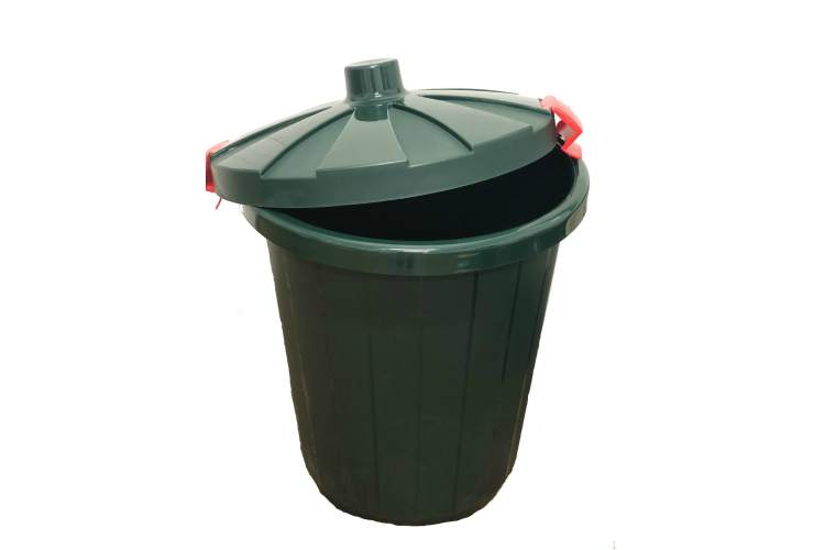 Бак круглый с крышкой 105л. (темно-зеленый) арт.ЭП 753693-1