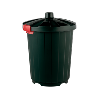 Бак круглый с крышкой 105л. (темно-зеленый) арт.ЭП 753693