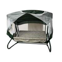 Качели садовые 3-х местные Грация с москитной сеткой арт.GS1444 "Garden story"