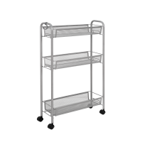 Этажерка напольная Ладья 1К арт.Э 321 С 3 полки, серый