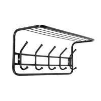 Вешалка с полкой 60 см арт.ВСП 6 Ч (черный)