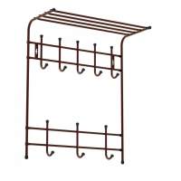 Вешалка настенная ВПТ8/А арт.ВПТ8/А 8 крючков (медный антик)