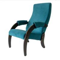 Кресло для отдыха Марта №2 арт.GS-61М-1 венге Ultra Atlantic, бирюзовый