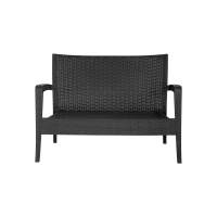 Диван пластиковый Ola Dom арт.ЭП 401301 (антрацит)