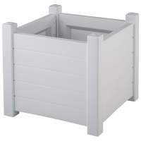 Кашпо Прованс арт.ЭП 496740 квадратное (белое)