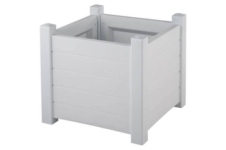 Кашпо Прованс арт.ЭП 496740 квадратное (белое)