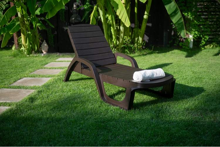 Лежак Прованс арт.ЭП 136103шк, пластик (шоколад)-2