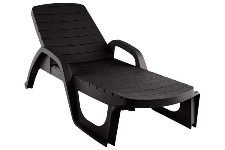 Лежак Прованс арт.ЭП 136103шк, пластик (шоколад)