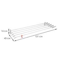 Сушилка для белья настенная  Бриз - 120см  (в упаковке 5шт) арт.СН 228 С