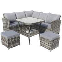 Набор мебели Аруба модульный арт.SFS096 серый, серый  Garden story 