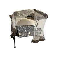 Качели садовые 3-х местные Ирис с москитной сеткой арт.GS1445 "Garden story"